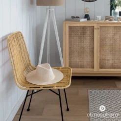 Krzesło do jadalni KUBU, rattan, 88 cm