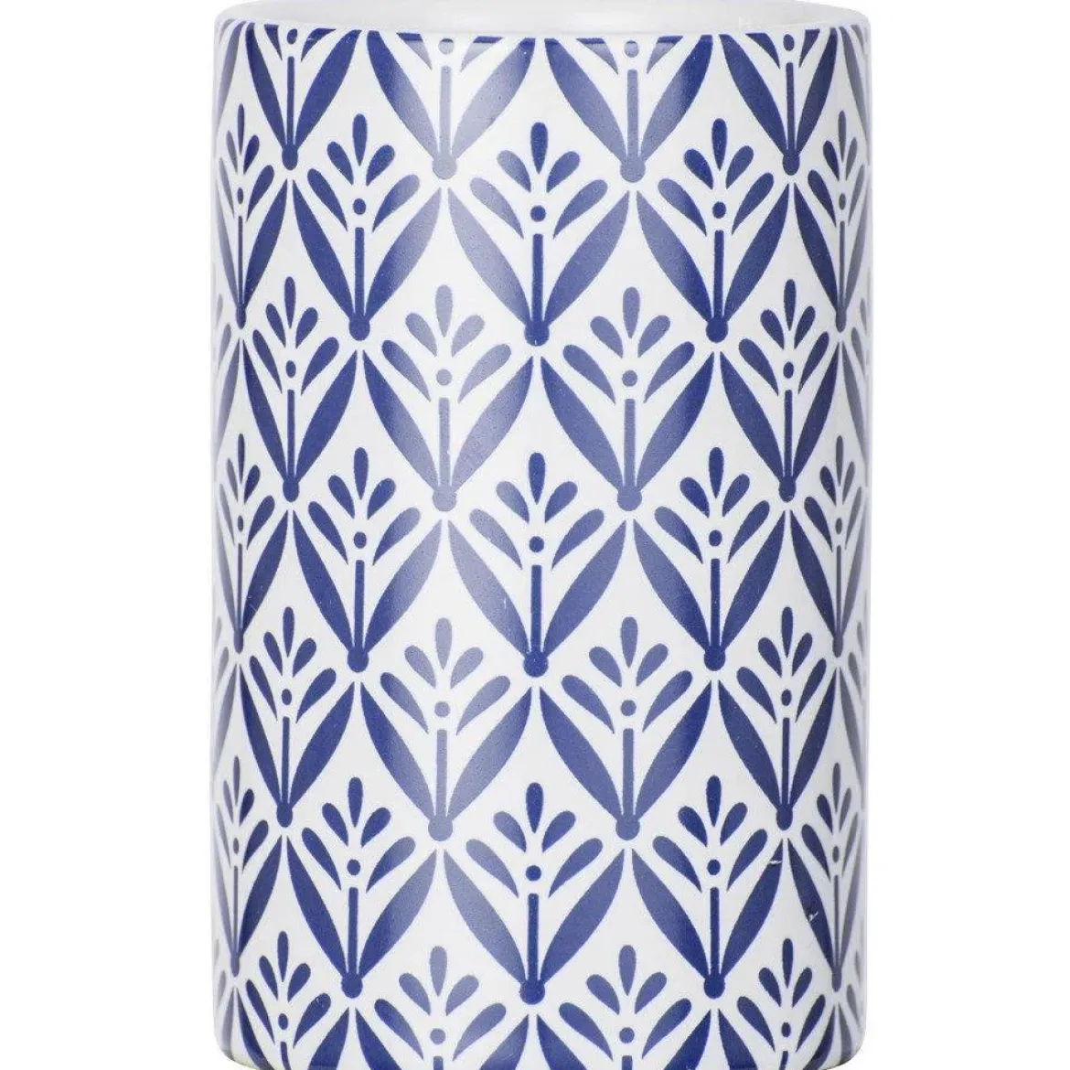 Kubek ceramiczny na szczoteczki z zębów, pojemnik łazienkowy LORCA z motywem greckim - WENKO