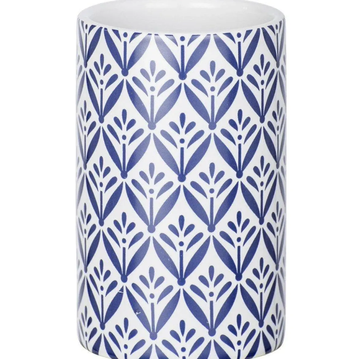 Kubek ceramiczny na szczoteczki z zębów, pojemnik łazienkowy LORCA z motywem greckim - WENKO