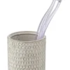 Kubek ceramiczny na szczoteczki do zębów, Pergole Cream, WENKO