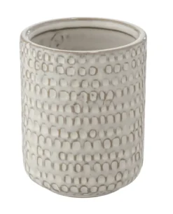 Kubek ceramiczny na szczoteczki do zębów, Pergole Cream, WENKO