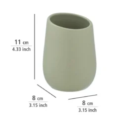 Kubek ceramiczny na szczoteczki BADI, WENKO