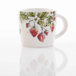 Kubek ceramiczny w truskawki STRAWBERRY, 450 ml