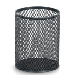 Kubek na przybory biurowe z metalowej siatki, Ø 11 cm