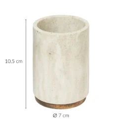 Kubek na szczoteczki do zębów COME, Ø 7 cm