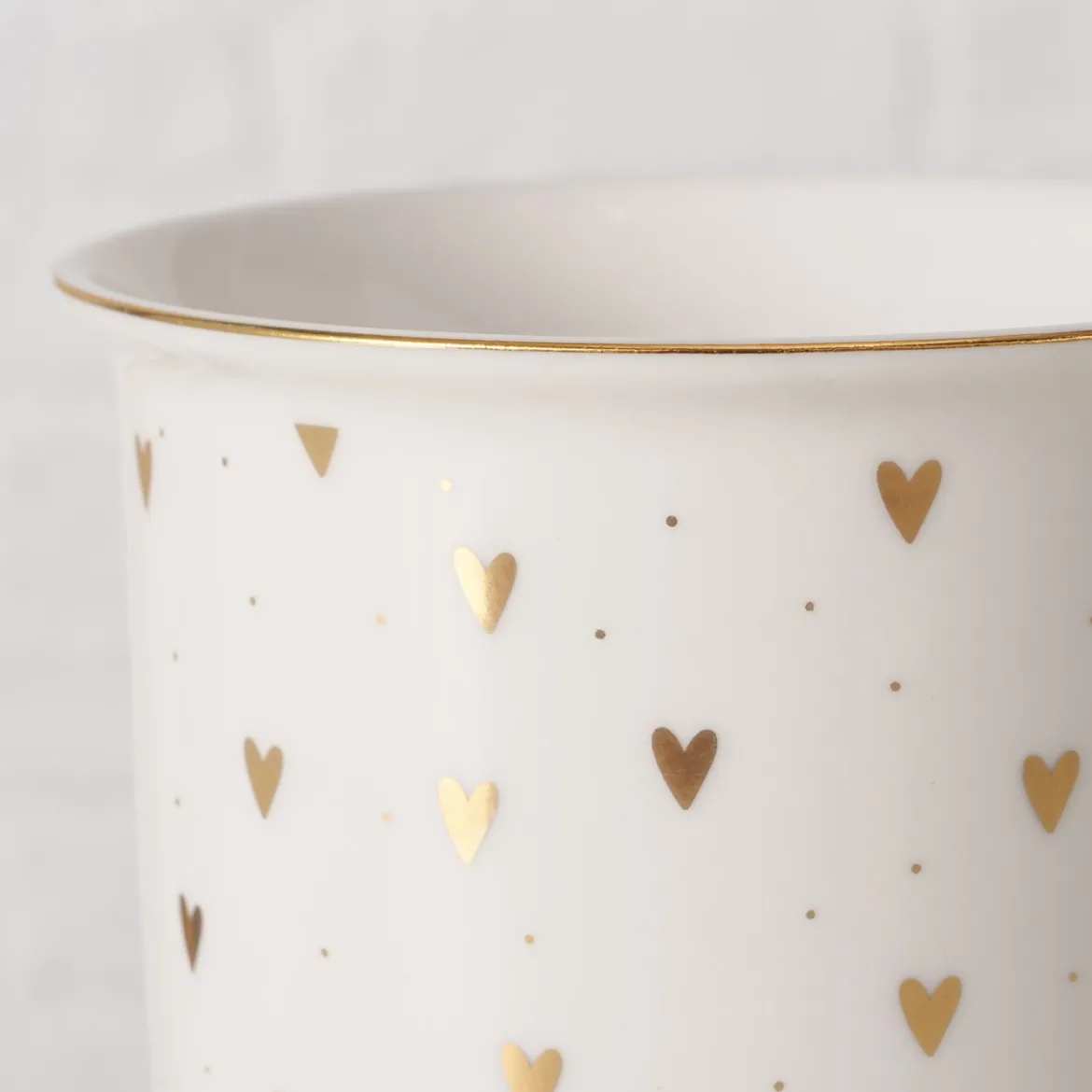 Kubek porcelanowy, ręcznie malowany, DILARA, 370 ml