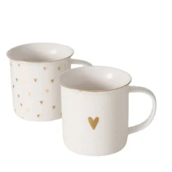 Kubek porcelanowy, ręcznie malowany, DILARA, 370 ml