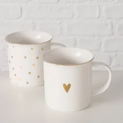 Kubek porcelanowy, ręcznie malowany, DILARA, 370 ml