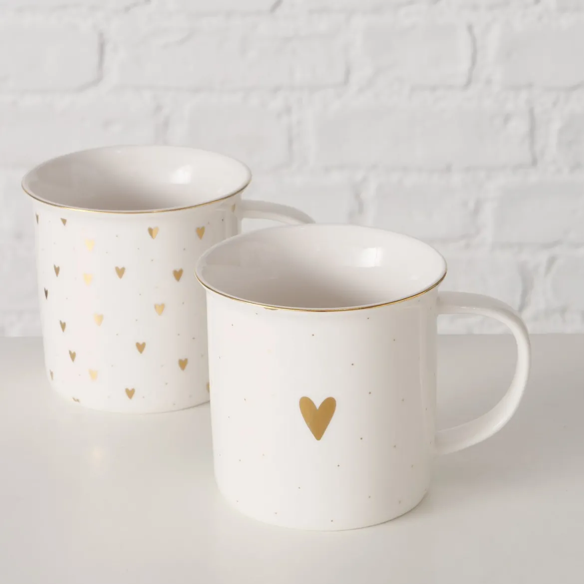 Kubek porcelanowy, ręcznie malowany, DILARA, 370 ml