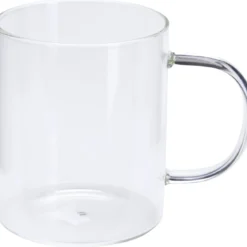 Kubek szklany z dużym uchem VUNI, 3 x 400 ml