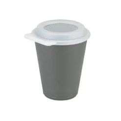 Kubek z pokrywką i otworem do picia, 300 ml