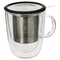 Kubek z zaparzaczem do herbaty, szklany, 300 ml