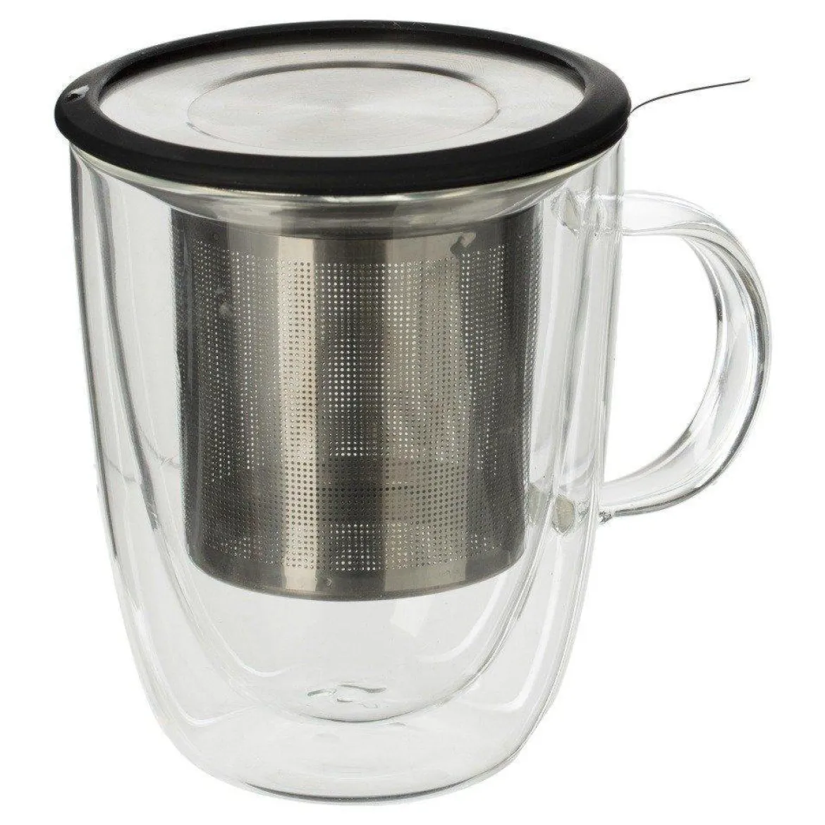 Kubek z zaparzaczem do herbaty, szklany, 300 ml