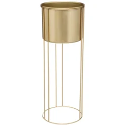 Kwietnik metalowy stojący, 2 sztuki, 58 cm