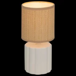 Lampa ceramiczna TYLIA, Ø 13 x 26,5 cm, biała
