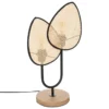 Lampa dekoracyjna OLME, rattanowa plecionka, wys. 44 cm
