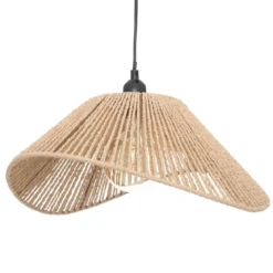 Lampa do niskiego salonu Myha, Ø 45 cm