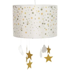 Lampa do pokoju dziecięcego CLOUD, gwiazdki, Ø 30 cm
