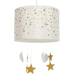 Lampa do pokoju dziecięcego CLOUD, gwiazdki, Ø 30 cm