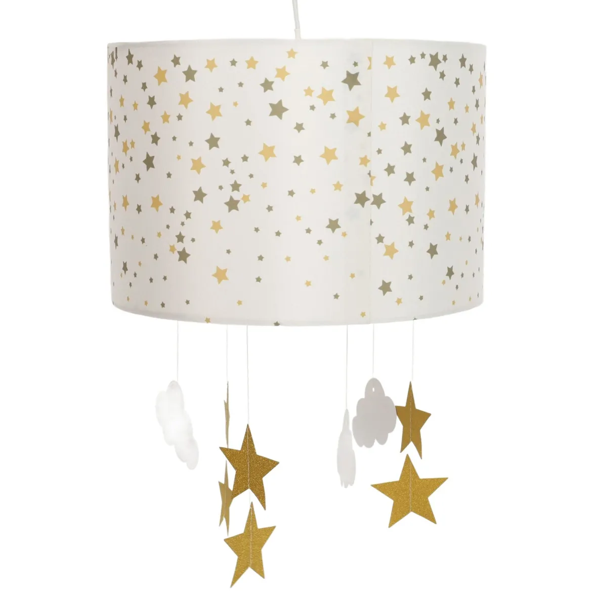 Lampa do pokoju dziecięcego CLOUD, gwiazdki, Ø 30 cm