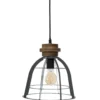 Lampa industrialna, Ø 25 cm, ażurowy klosz