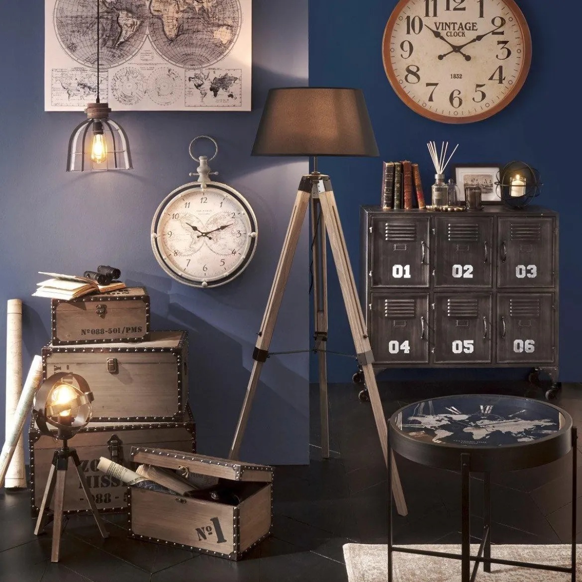 Lampa industrialna, Ø 25 cm, ażurowy klosz