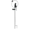 Lampa ogrodowa LED, kot, zasilana energią słoneczną, 85 cm
