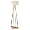 Lampa podłogowa bambusowa, wys. 150 cm