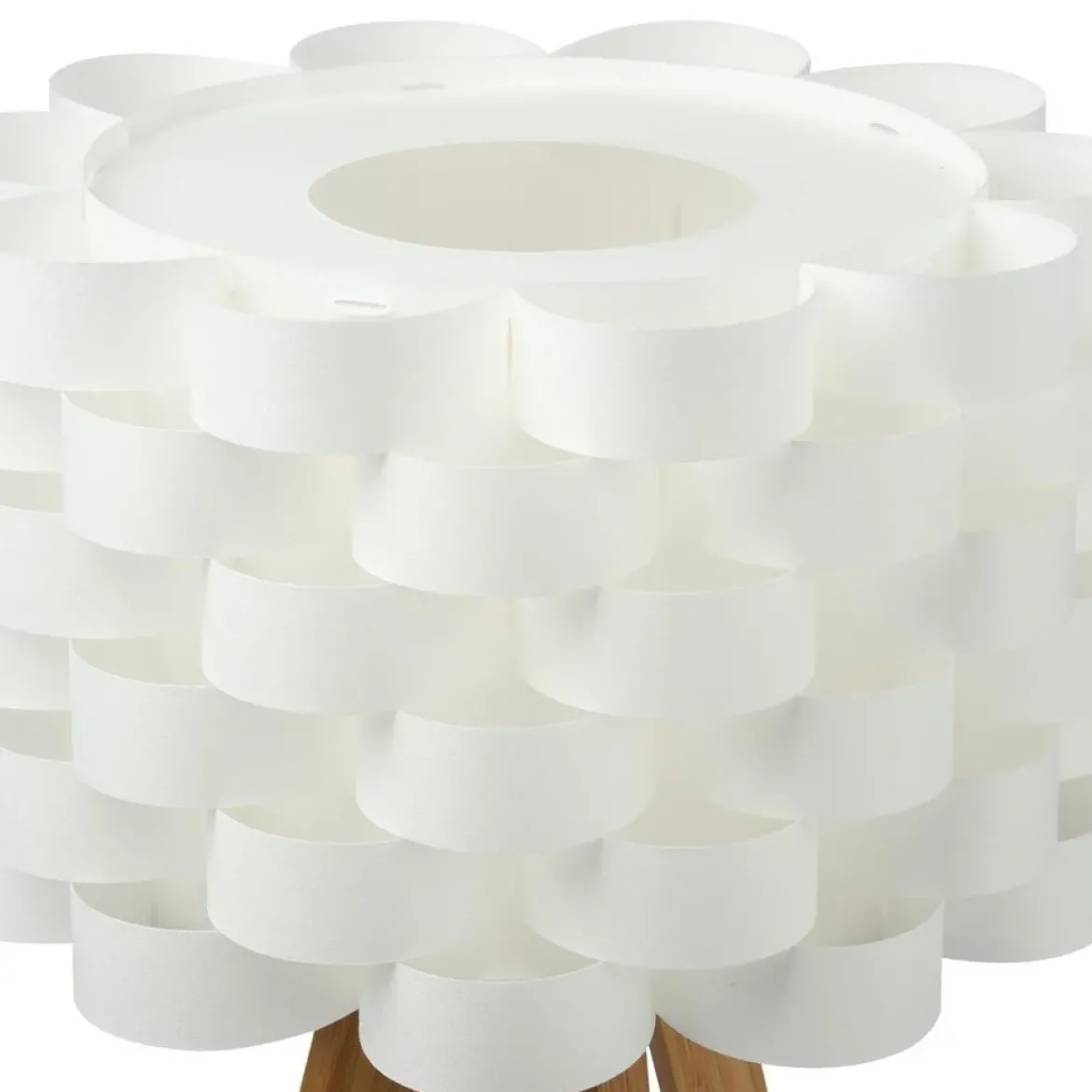 Lampa podłogowa bambusowa, wys. 150 cm
