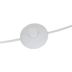 Lampa podłogowa BOUCLE, Ø 28 x 124 cm, biała