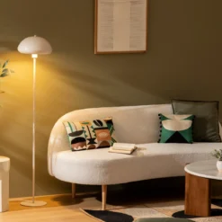 Lampa podłogowa grzybek SAVIO metalowa, 140 cm