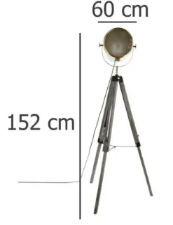 Lampa podłogowa na 3 nogach, wys. 152 cm