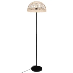 Lampa podłogowa RORY z plecionym abażurem, Ø 40 x 150,5 cm