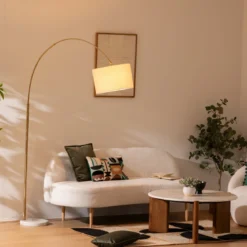 Lampa podłogowa łukowa TILIO, 195 cm