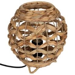 Lampa SAND, wys. 20 cm, naturalny hiacynt wodny