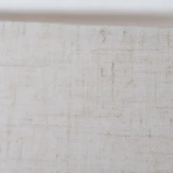 Lampa stojąca do salonu AVAL, klosz z materiału imitującego len, 153 cm