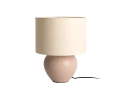 Lampa stołowa ALMA ceramiczna podstawa, Ø 25 cm