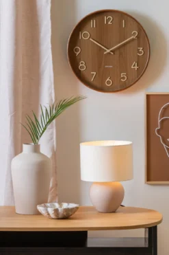 Lampa stołowa ALMA ceramiczna podstawa, Ø 25 cm