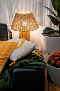 Lampa stołowa boho ADRIA wys.38 cm