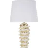 Lampa stołowa, ceramiczna, 33 x 53 cm
