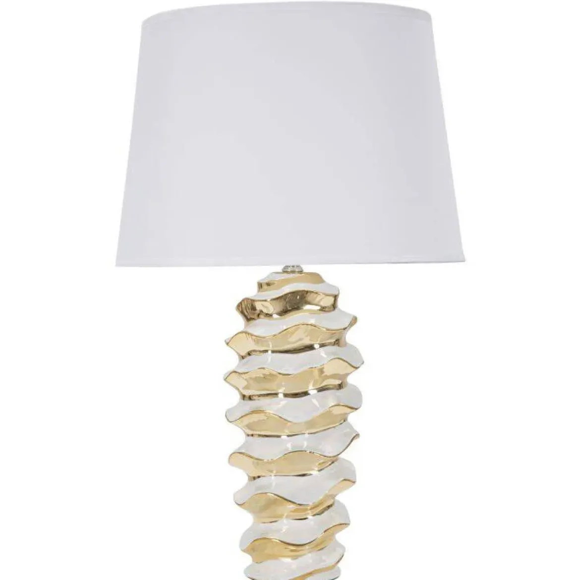 Lampa stołowa, ceramiczna, 33 x 53 cm