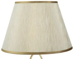 Lampa stołowa GLAM FLUSH, metalowa, złota, Ø 30x58 cm