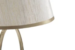 Lampa stołowa GLAM FLUSH, metalowa, złota, Ø 24x47 cm