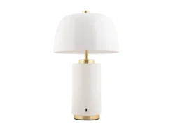 Lampa stołowa grzybek FREYA, bezprzewodowa, Ø 18 cm