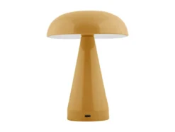 Lampa stołowa grzybek LED RACHEL, bezprzewodowa, Ø 15,5 cm