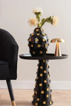 Lampa stołowa grzybek LED RACHEL, bezprzewodowa, Ø 15,5 cm