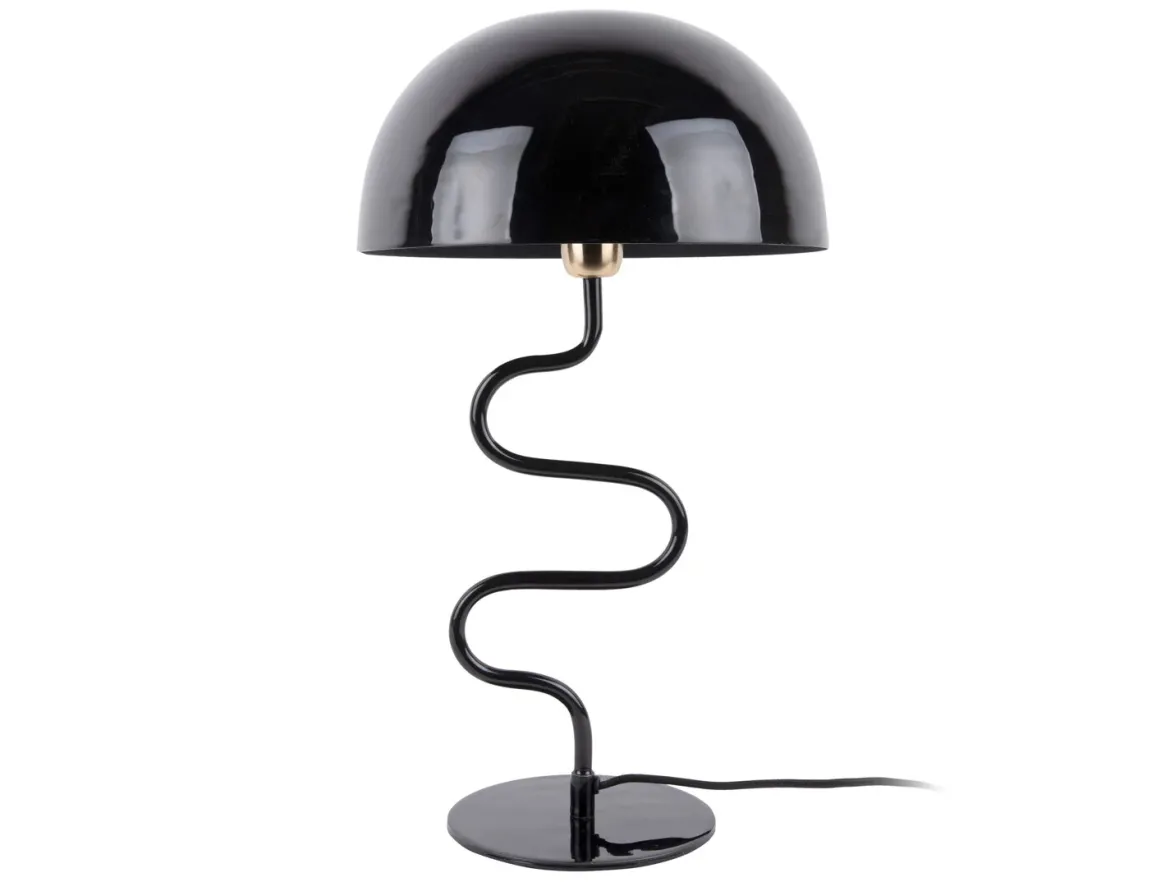 Lampa stołowa grzybek TWIST, metalowa, wys. 54 cm