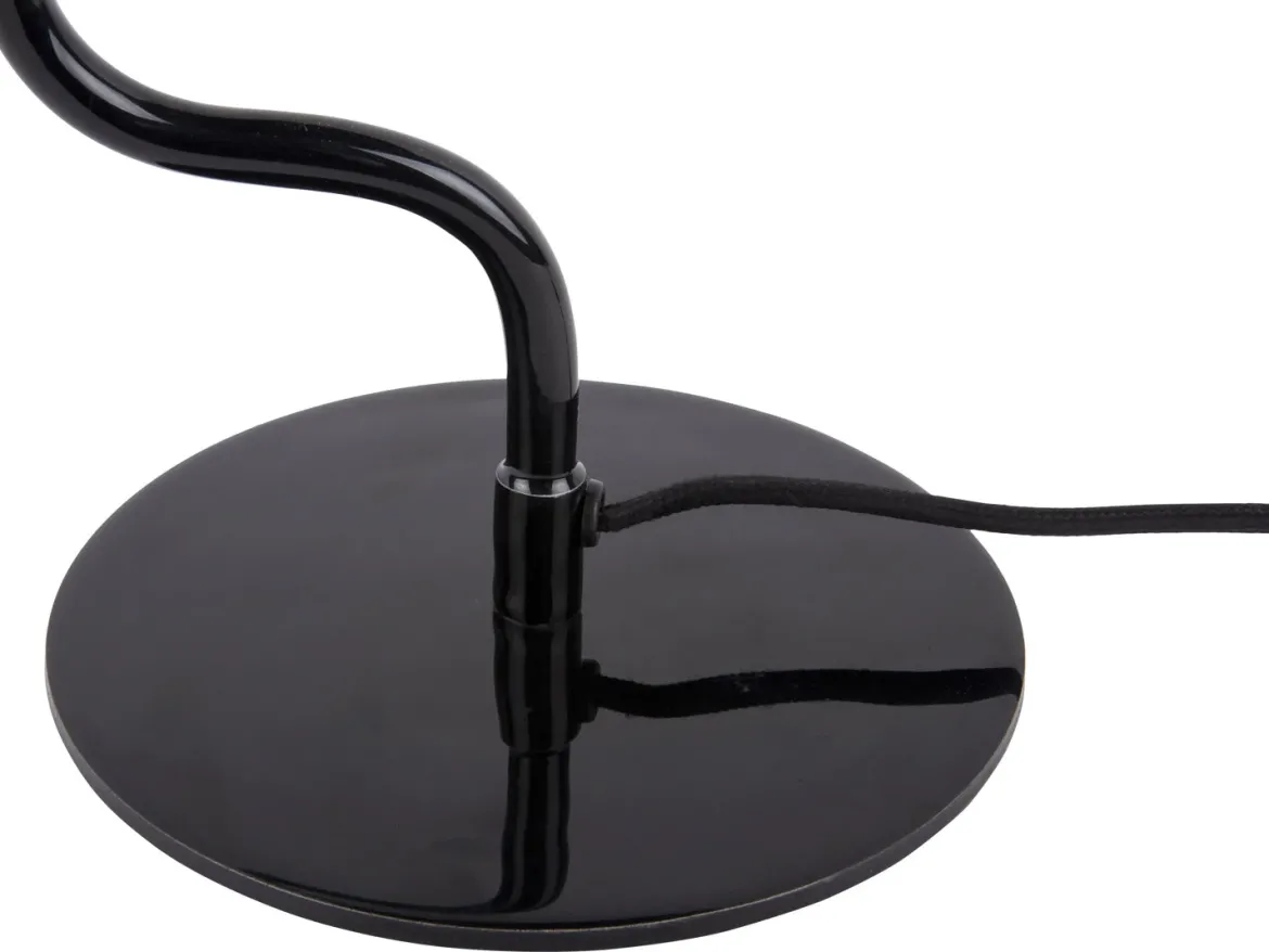 Lampa stołowa grzybek TWIST, metalowa, wys. 54 cm