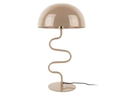Lampa stołowa grzybek TWIST, metalowa, wys. 54 cm