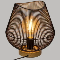 Lampa stołowa JENA w stylu loft, 28 cm